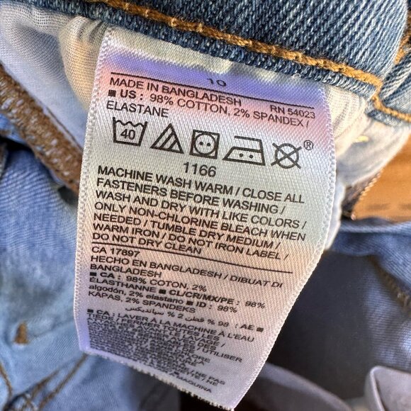 Old Navy Boys Original Taper Jeans Size 10 Blue Cotton Blend - Picture 4 of 10